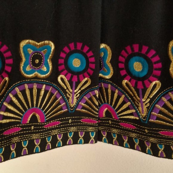 Plenty Tracy Reese Coat, Gorgeous Details, Fabulous Embroidered Trim, Size 8 - Picture 6 of 11